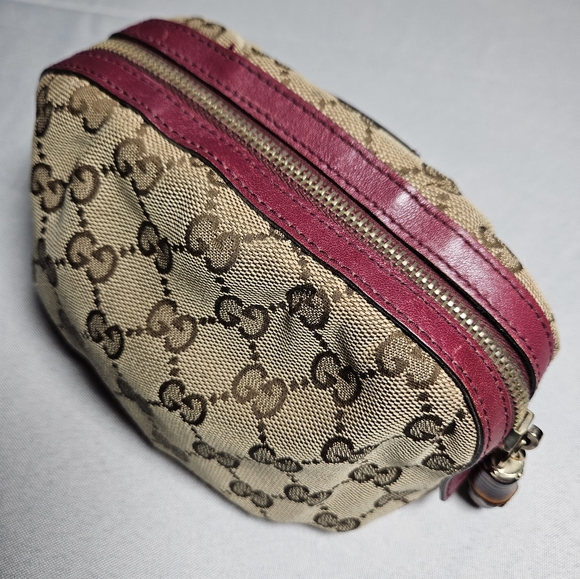 SOLD GUCCI GG Bamboo Pouch/Clutch Bag - Picture 3 of 14